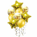 Star And Confetti Foil Balloon Set