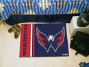 Starter Mat Area Rugs NHL Washington Capitals Uniform Starter Rug 19"x30" FANMATS