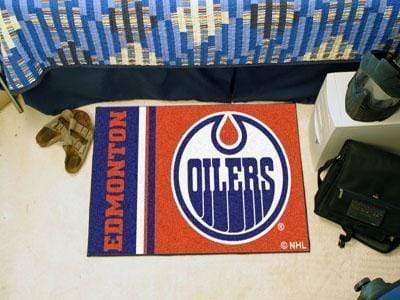 Starter Mat Cheap Rugs NHL Edmonton Oilers Uniform Starter Rug 19"x30" FANMATS