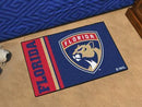 Starter Mat Outdoor Rug NHL Florida Panthers Uniform Starter Rug 19"x30" FANMATS