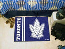 Starter Mat Outdoor Rug NHL Toronto Maple Leafs Uniform Starter Rug 19"x30" FANMATS