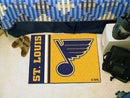 Starter Mat Outdoor Rugs NHL St Louis Blues Uniform Starter Rug 19"x30" FANMATS