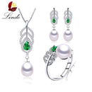 Sterling Silver Natural Pearl Set AExp