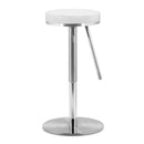 Stools Bar Stools - 15" X 14" X 31" White Leatherette Barstool HomeRoots