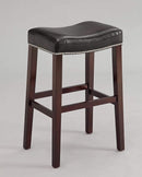 Stools Bar Stools For Sale - 20" X 15" X 30" 2pc Black And Espresso Bar Stool HomeRoots