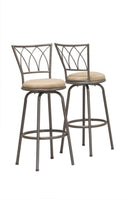 Stools Bar Stools For Sale - 43" x 43" x 86" Espresso, Metal, Foam, Micro-Suede - Barstool 2pcs HomeRoots