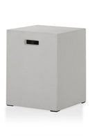 Stools Vanity Stool - Ivory Concrete Dining Stool HomeRoots