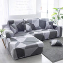 Stretch Slipcover Sectional Elastic Stretch Sofa Cover for Living Room Couch Cover L Shape Corner Armchair Cover 1/2/3/4 Seater AExp