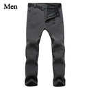 Stretch Waterproof Casual Pants For Men / Shark Skin Trousers For Men-gray-S-JadeMoghul Inc.