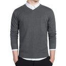 Stylish Slim Fit V-Neck Sweater / Premium Knitted Shirt