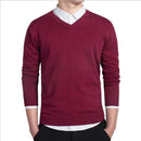 Stylish Slim Fit V-Neck Sweater / Premium Knitted Shirt