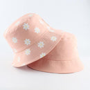 Summer Daisies Bucket Hat Women Fashion Cotton Beach Sun Hats Reversible Bob chapeau Femme Floral Panama Hat Fisherman Hat JadeMoghul Inc.