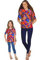 Summer Dizziness Sophia Elbow Sleeve Dressy Top - Mommy & Me