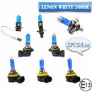 Super White Halogen Bulb 2PCS H1 H3 H4 H7 H8 H9 H11 9005 HB3 9006 HB4 12V 55W 100W 5000K Quartz Glass Car Headlight Lamp JadeMoghul Inc.
