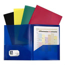 (2 Pk) Assorted 2 Pocket Poly