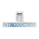 Supplies Project Board Titles Light Blue FLIPSIDE