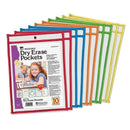 REUSABLE DRY ERASE POCKETS 10 SET-Supplies-JadeMoghul Inc.
