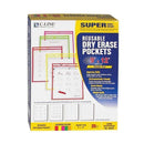 Reusable Dry Erase Pockets 25/Box