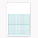 Supplies Single 1/4 In Graph Dry Erase Board FLIPSIDE