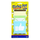 Supplies Sticky App Notes Pastel 3 Assorted CHARLES LEONARD