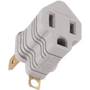 Surge Protectors Polarized Grounding Adapter Plug (Gray) Petra Industries