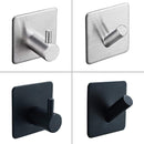 SUS304 Black Robe Hook Wall Hook Towel Hook for Bathroom Stainless Steel Coat Hook Rustproof Hook Hanger for Kitchen Hardware JadeMoghul Inc.