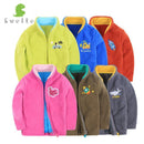 Svelte Brand Autumn Winter Children Boys Polar Fleese Bear Outerwear Kids Boys Faux Mink Fur Jacket Down Sweatshirt Enfant parka AExp