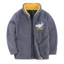 Svelte Brand Autumn Winter Children Boys Polar Fleese Bear Outerwear Kids Boys Faux Mink Fur Jacket Down Sweatshirt Enfant parka AExp