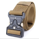 SWAT Military Equipment Knock Off Army Belt Men's Heavy Duty US Soldier Combat Tactical Belts Sturdy 100% Nylon Waistband 4.5cm-Khaki-125cm-JadeMoghul Inc.