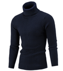 Sweater Pullover Men 2018 Male Brand Casual Solid-Color Knitt Simple Sweaters Men Comfortable Hedging Turtleneck Men'S Sweater JadeMoghul Inc.