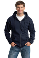 Sweatshirts/Fleece Port & Company Tall Essential Fleece  Full-Zip Hooded Sweatshirt. PC90ZHT Port & Company