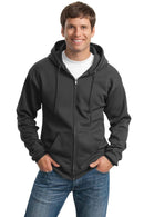 Sweatshirts/Fleece Port & Company Tall Essential Fleece Full-Zip Hooded Sweatshirt. PC90ZHT Port & Company