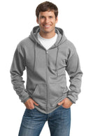 Sweatshirts/Fleece Port & Company Tall Essential Fleece Full-Zip Hooded Sweatshirt. PC90ZHT Port & Company