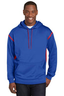Sweatshirts/Fleece Sport-Tek Tall Tech Fleece Colorblock Hooded Sweatshirt. TST246 Sport-Tek