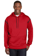 Sweatshirts/Fleece Sport-Tek Tall Tech Fleece Colorblock Hooded Sweatshirt. TST246 Sport-Tek