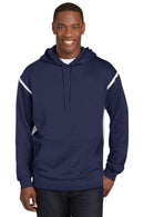 Sweatshirts/Fleece Sport-Tek Tall Tech Fleece  Colorblock  Hooded Sweatshirt. TST246 Sport-Tek