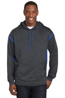 Sweatshirts/Fleece Sport-Tek Tall Tech Fleece Colorblock Hooded Sweatshirt. TST246 Sport-Tek