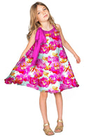 Sweet Illusion Melody Pink Chiffon Party Dress - Girls
