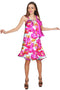 Sweet Illusion Melody Pink Chiffon Summer Dress - Women