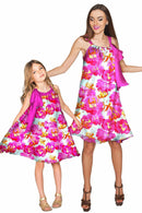 Sweet Illusion Melody Swing Chiffon Mother and Daughter Dress