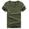 SWENEARO 2018 Men T-shirts Classical Short Sleeve O-neck Solid Color Loose Basic Tshirt Casual Fitness Men Bottoming tees shirs-Army Green-S-JadeMoghul Inc.