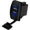 Switches & Accessories Sea-Dog Dual USB Rocker Switch Style Power Socket [426520-1] Sea-Dog