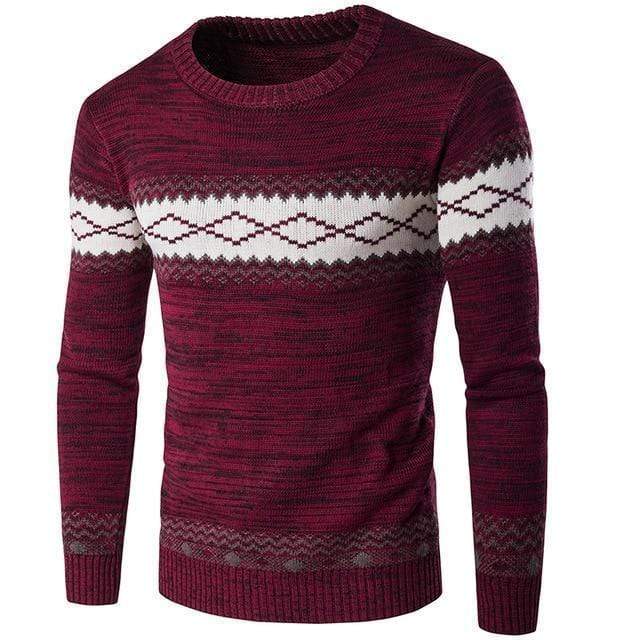 T-bird 2017 New Brand Fashion Autumn Mens Sweaters High Quality Christmas Sweater Dress Cusual Male Pullovers Knitwear Tops XXL