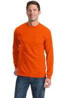 T-shirts Port & Company Tall Long Sleeve Essential Pocket Tee. PC61LSPT Port & Company