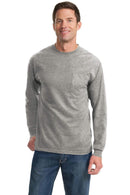 T-shirts Port & Company Tall Long Sleeve Essential Pocket Tee. PC61LSPT Port & Company