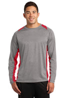 T-shirts Sport-Tek Long Sleeve Heather Colorblock Contender Tee. ST361LS Sport-Tek