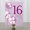 Table Planning Accessories Pinwheel Poppy Table Number Numbers 49-60 Teal Breeze (Pack of 12) Weddingstar