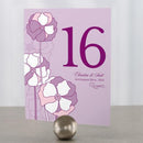 Pinwheel Poppy Table Number Numbers 49-60 Teal Breeze (Pack of 12)-Table Planning Accessories-Vintage Pink-49-60-JadeMoghul Inc.