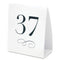 Table Number Tent Style Card Numbers 1-12 (Pack of 12)