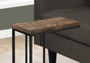 Tables Accent Table with Storage - 18'.25" x 10'.25" x 25'.25" Brown/Black, Particle Board, Metal - Accent Table HomeRoots